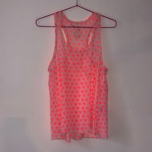 Aeropostale neon love hearts tank, size medium